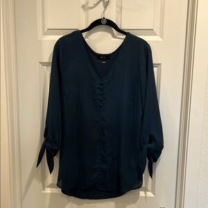 BCX Women's Navy Blouse